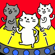 Stickers of cats No11.