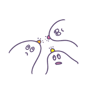 Fluffy soft ghost