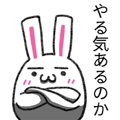 standard rabbit Sticker