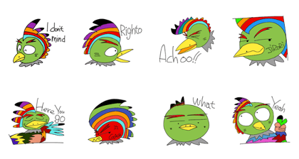 Colorful Chicken English 2