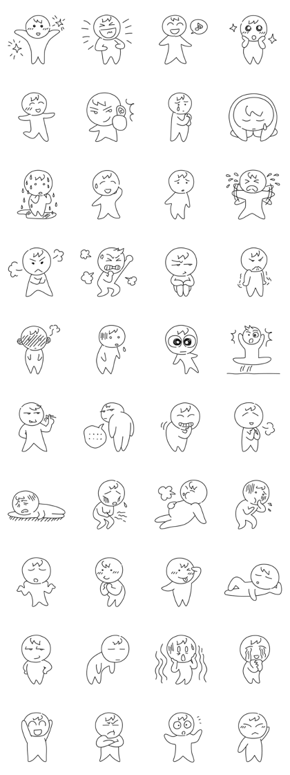 monochrome person