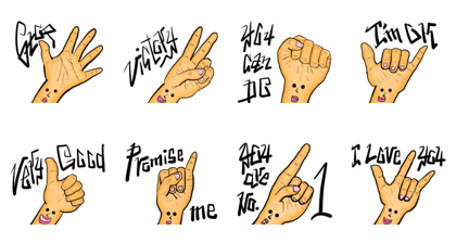 Japanese hand signs