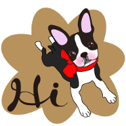 Always be with you! Boston Terrier 2-eng
