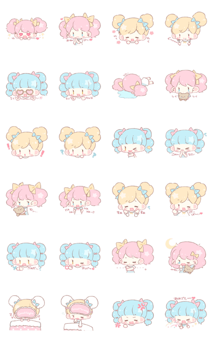 sette girls sticker