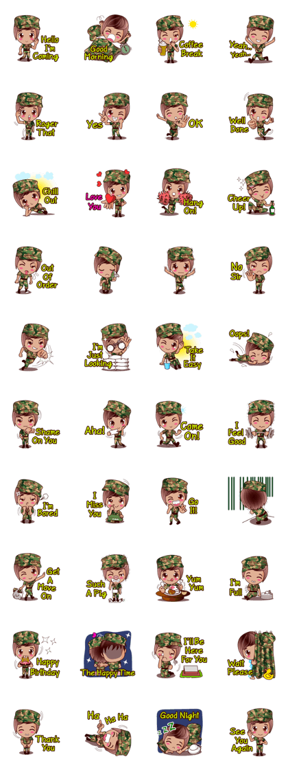 Grace The Cute Soldier