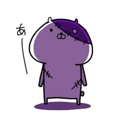 Zombie bear sticker