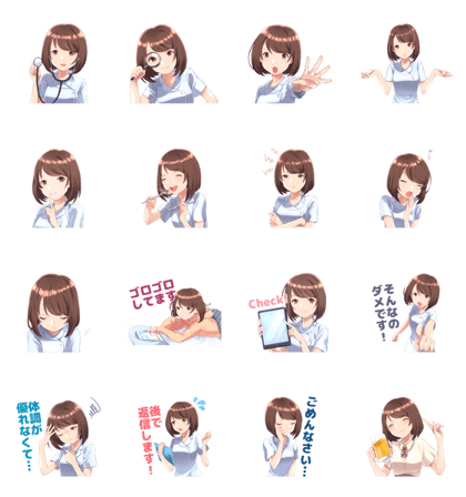 Nurse stickers 2