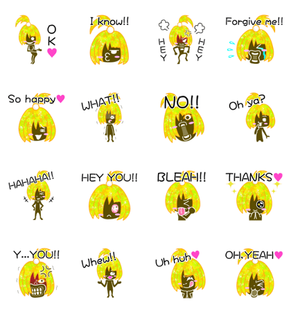 JUST YELLOW GIRL (English)
