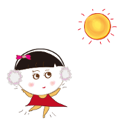 Dancing young girl