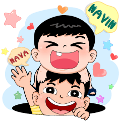 Navin&Nava(Big Sticker)