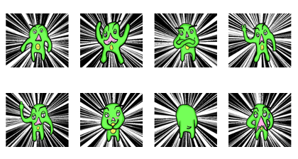The flashy monster