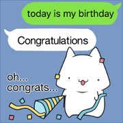 speech balloons and cat (eng)