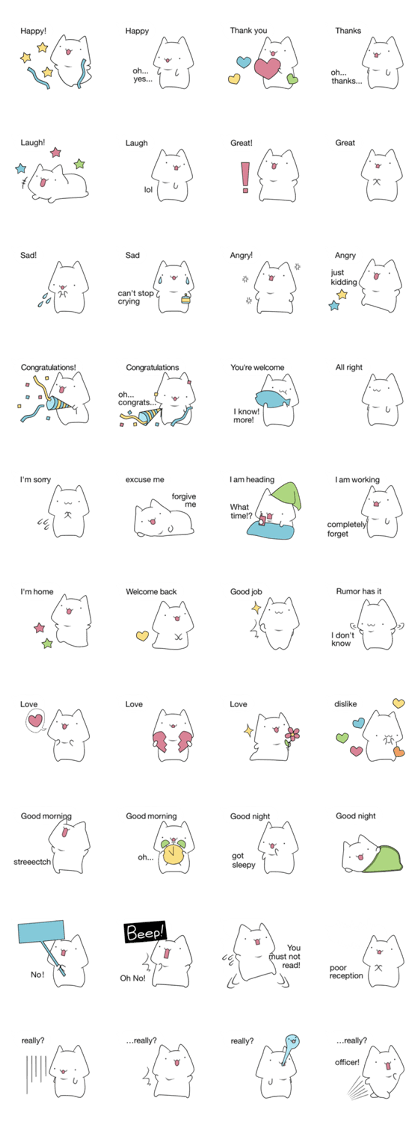 speech balloons and cat (eng)