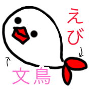 Shrimp Java sparrow
