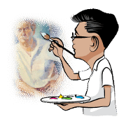 Prof. FUA & art students