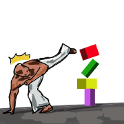 Friends of amusing Capoeira in Korea