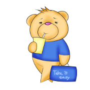 An easy-going bear