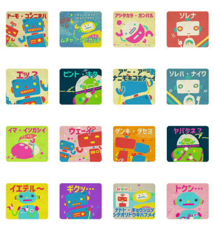 POP ROBOT STICKER