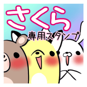 SAKURA's exclusive sticker
