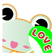 "Janiwota" green charge of Sticker