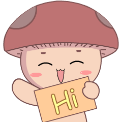 Brown Mushroom : Animated