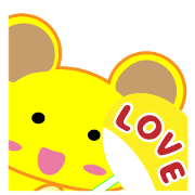 "Janiwota" Yellow charge of Sticker