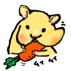 Cute color Hamster Sticker