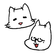 A couple of cats and dogs