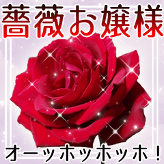 Rose Lady Sticker