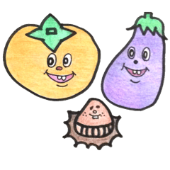 persimmon boy and eggplant boy2