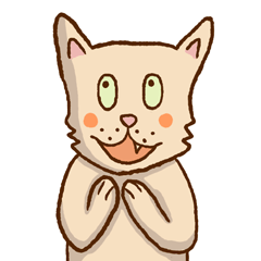 An unrestrained cat