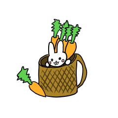 Kansai dialect rabbit"Kakipi"