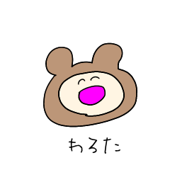 Bear style sticker