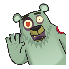 Zombie Bobby Bear