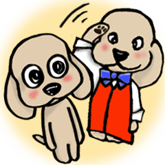 Lovely and funny dogs Sticker2