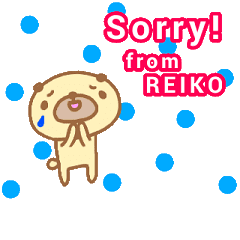 [MOVE]"REIKO" only name sticker