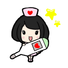 Pretty nurse Sticker 4