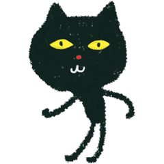 black cat animation (kuronekochandesu)