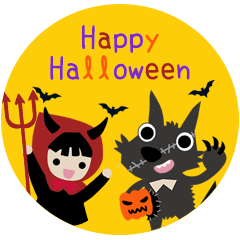 LittleRedRidingHood and  Wolf(Halloween)