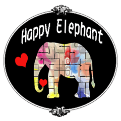 Happy Elephants bring Good Luck.