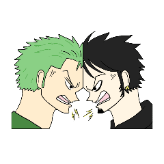 One Piece ローとゾロのスタンプ Line スタンプ Line Store One Piece ローとゾロのスタンプ Line スタンプ Line Store