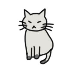 gray cat Japanese