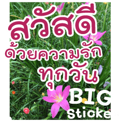 Thai Style Greeting BIG Sticker