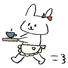 Rabbit Basil everyday Sticker(Basic)