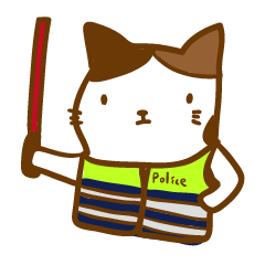 calico cat Traffic safety