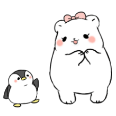 polar bearchan and penguinkun.