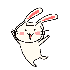 cat rabbit sticker part3