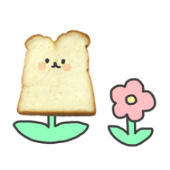 Cute bread character
