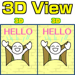 3D!Stereoscopic Sticker.1