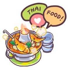 I love Thai food. (EN)